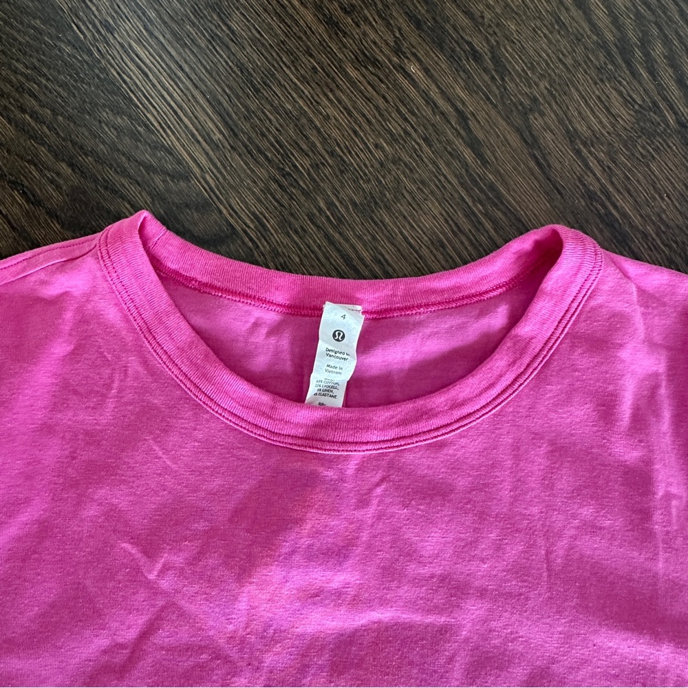Lululemon🩷 Classic-Fit Cotton-Blend Long-Sleeve Shirt - Sonic Pink 💞 - Picture 2 of 6